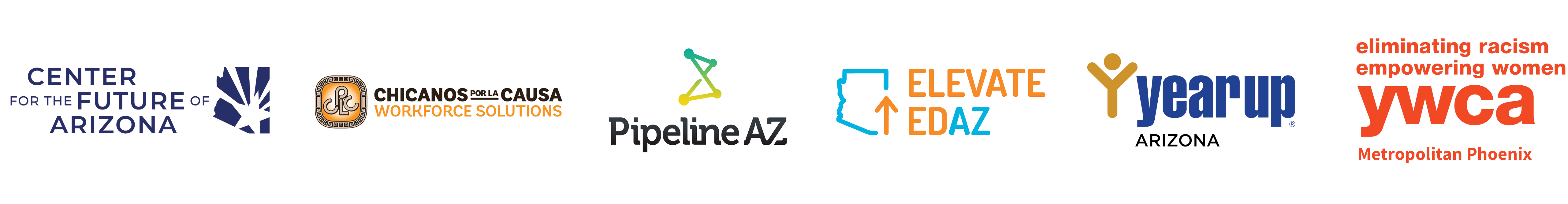 Center for the Future of Arizona | Chicanos por la causa | Pipeline AZ | Elevate EDAZ | YearUp Arizona | YWCA